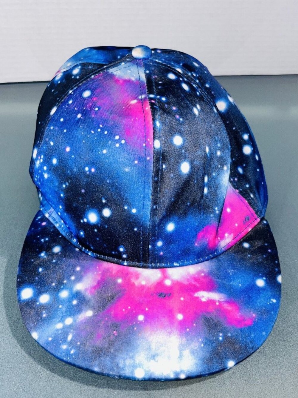 Baseball Cap Hat Galaxy Star Theme Purple Blue Tie Dye Halloween Dress Up